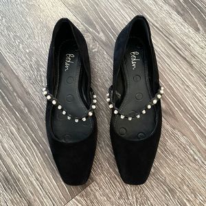 Boden Pearl Strap Ballerina Flats